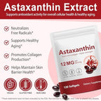 Liefiet Astaxanthin 120 liquid softgels supplement facts label