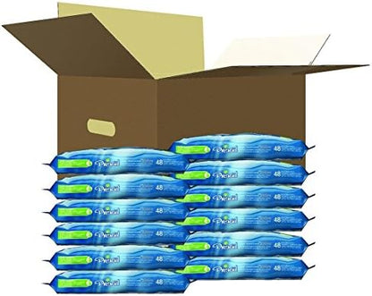 Prevail Soft Pack Adult Washcloths - Unisex Adult Incontinence Wipes - Disposable Adult Wipes for Men & Women - 12"x 8", 576 Count (12 Packs of 48) - Image 4