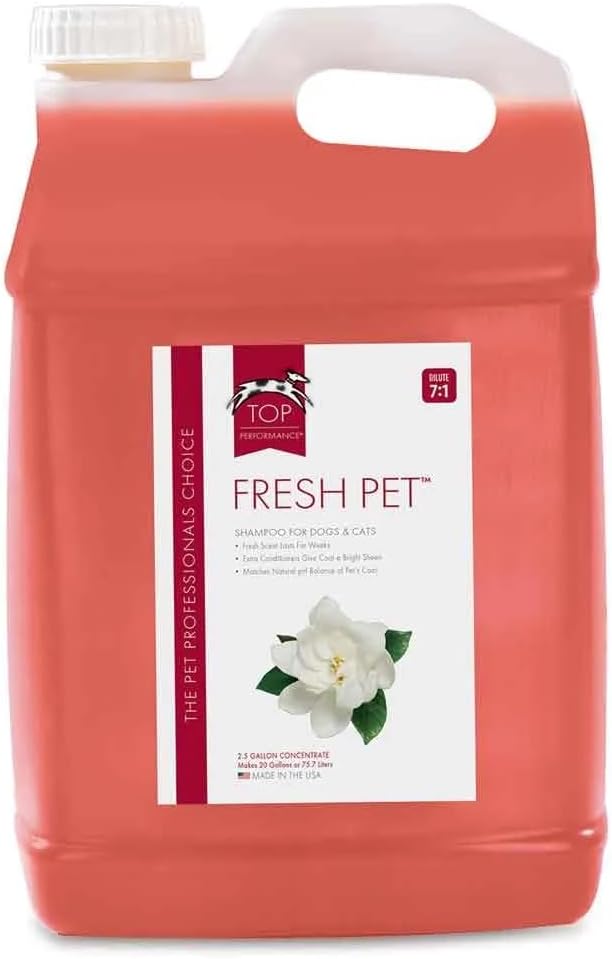 pH balanced MPP dog grooming pro fresh shampoo for sensitive pet skin