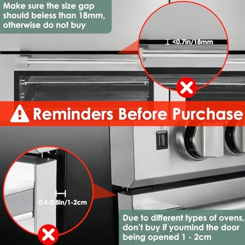 Zentivor oven lock installed on a kitchen appliance