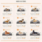Comfort Expression Waterproof Orthopedic Dog Bed for Extra Large Dogs | Supportive Egg Crate Foam XL Pet Bed with Removable Bolster, Dog Couch with Washable Cover & Non-Slip Bottom, 42x30 Inch - Image 4