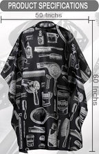 Black neck duster brush included in the professional barber kit
