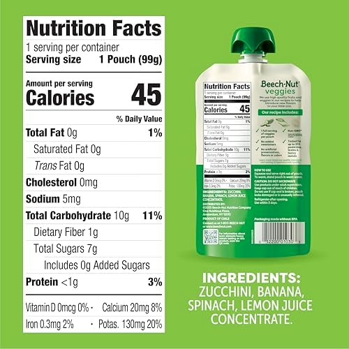 Twelve pack box of Beech-Nut Stage 2 veggie baby food