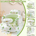 CHEPULA portable baby seat showing built-in air pump mechanism