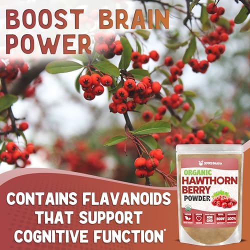 USDA certified organic hawthorn berry powder texture and consistency