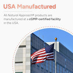 Natural Approach wellness supplement lifestyle product display