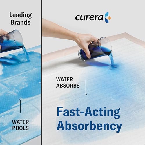 Curera absorbent pads used as pet training pee pads