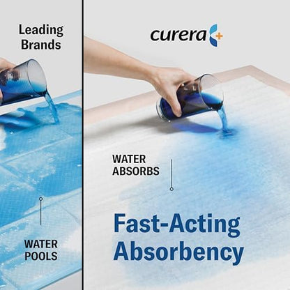 Curera absorbent pads used as pet training pee pads