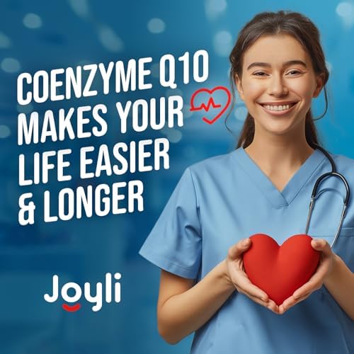 Joyli Nutrition CoQ10 softgel capsules close up view