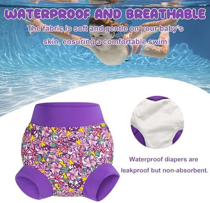 Big Elephant reusable swim diapers in a variety of colors