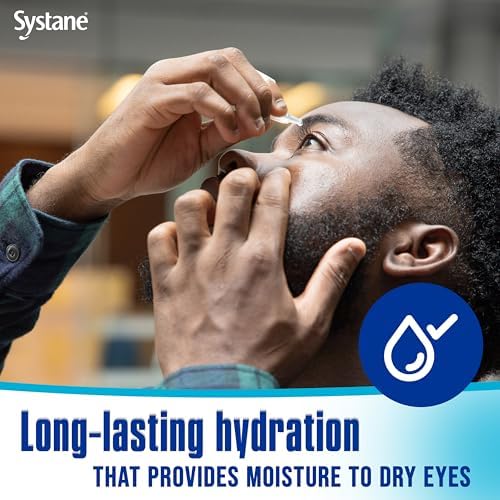 Single use sterile vials of Alcon Systane Hydration for sensitive dry eye relief.
