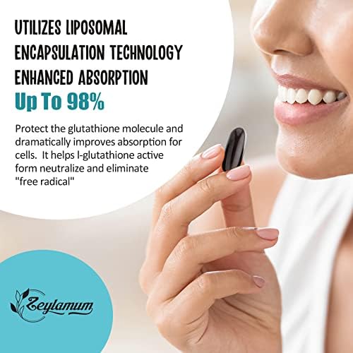 Zeylamum antioxidant supplement bottle with health icons