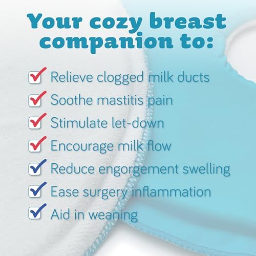 Nuzzle breastfeeding gel pads inside nursing bra