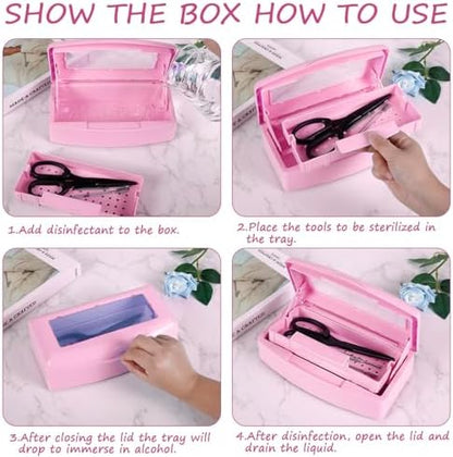 Top view of Gusnilo plastic sanitizing box