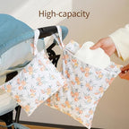 Gieeu 3-piece bag set folded for compact storage