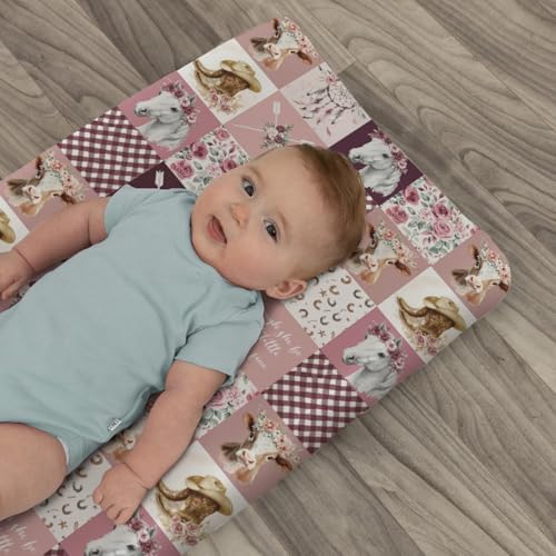 ZoUbqchY western theme changing pad cover packaging