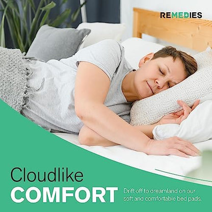 Remedies protective medical pads used on furniture for adult and senior incontinence care