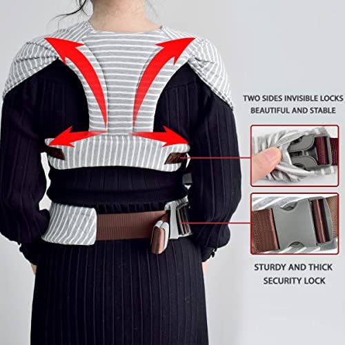 Vrbabies baby wrap carrier folded neatly showing the soft striped grey cotton texture.