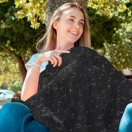 San Francisco Baby nursing cover folded inside its compact carrying case