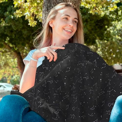 San Francisco Baby nursing cover folded inside its compact carrying case