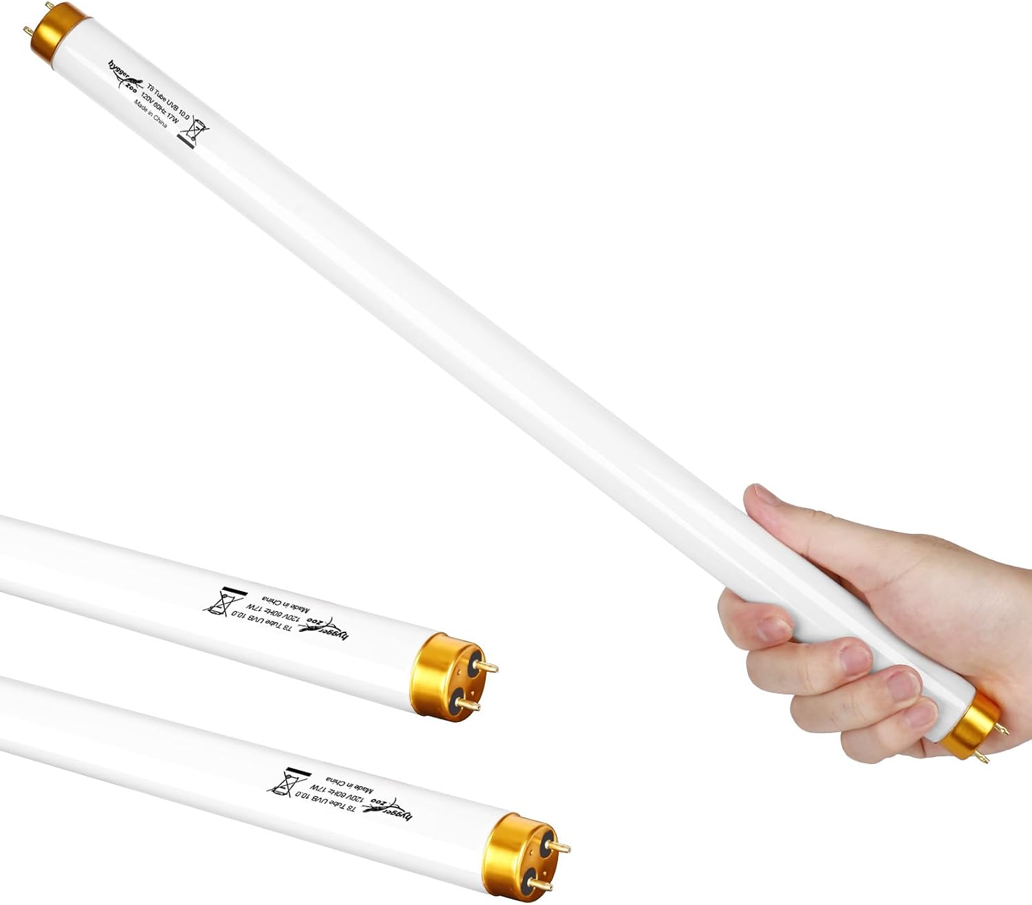 UVB Light for Reptiles Bearded Dragon, 2 Pack T5 UVB Reptile Light UVB Bulb 10.0 39W UVA UVB Reptile Light Bulb Terrarium Light Lamp Tube for Turtle Chameleon Leopard Gecko Snake Tank, 34 Inch - Image 15