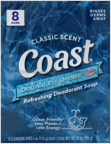 Authentic Coast classic scent soap bars for personal care