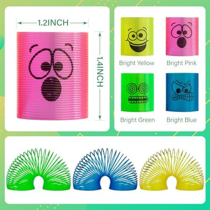 Cocurb mini spring party favors detail shot displaying four unique cartoon facial expressions