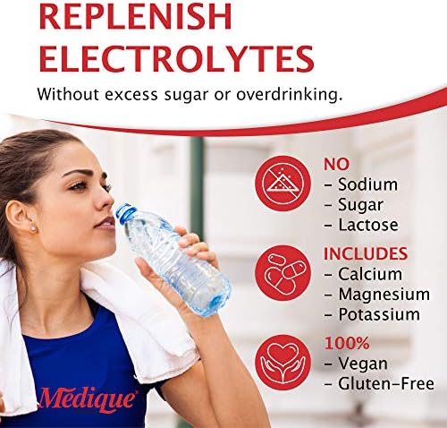 Medique Medi-Lyte box packaging showing 100 tablets count