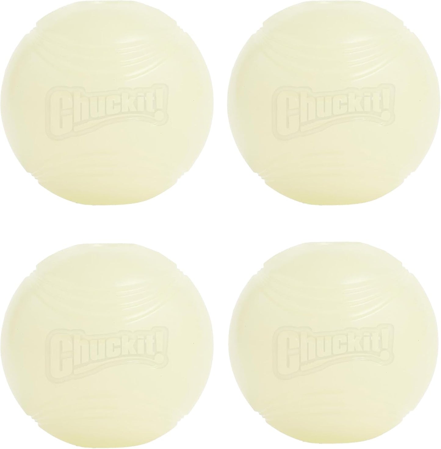 Chuckit! Glow in the Dark Bouncy Balls - Ball for Dogs, Chuckit Dog Toy, Max Glow Balls - Medium, 2.5 Inch Pack of 2 - Image 12