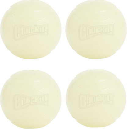 Chuckit! Glow in the Dark Bouncy Balls - Ball for Dogs, Chuckit Dog Toy, Max Glow Balls - Medium, 2.5 Inch Pack of 2 - Image 12
