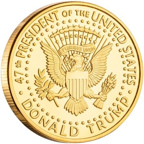 Yvhusk presidential never surrender collectible medal in clear protective case