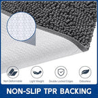 Naturei extra large muddy paws rug with professional double-stitched border details.