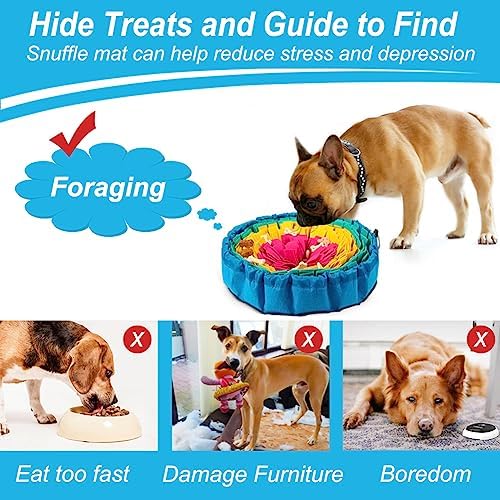 Vivifying Snuffle Mat for Dogs folded drawstring bowl conversion