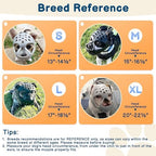 Barkless basket muzzle for short-nosed reactive dogs being used during a veterinary exam or grooming session