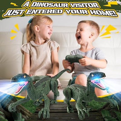 Rcfunkid dinosaur toy remote control and charging accessories