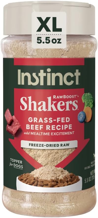 Instinct RawBoost Shakers, Freeze-Dried Dog Food Powder Topper, Chicken - Gut Health, 5.5 oz. Bottle - Image 10