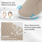 Scurtain adjustable edema shoes with hook and loop straps in beige.