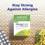 Boiron AllergyCalm non drowsy allergy relief tablets side panel details