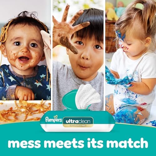 Pampers Ultra Clean Baby Wipes (Previously 'Free & Gentle'), 99% Water, Hypoallergenic, Unscented, 100% Plant Based, Plastic-Free, 936 Baby Wipes Total (12X Flip-Top Packs) [Packaging May Vary] - Image 7