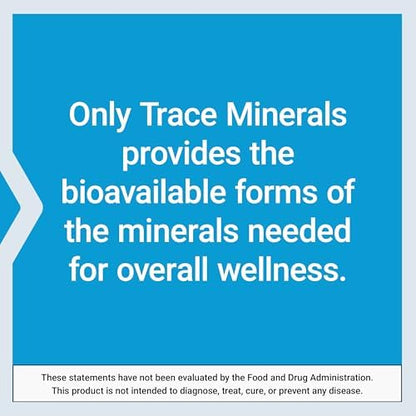 Life Extension Only Trace Minerals side panel showing usage instructions and ingredients list