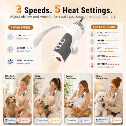 Petnf hair dryer packaging and accessories set