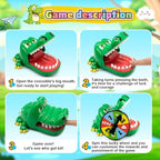 ALS AILISUO alligator push teeth down game close up of reinforced durable jaw hinge construction.