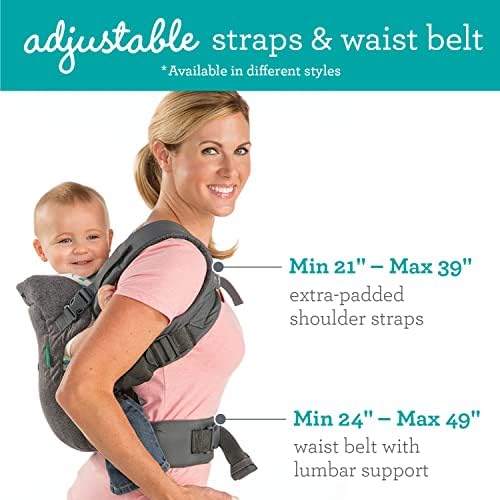 Infantino babywearing carrier configured in facing-out position for older infants with head control