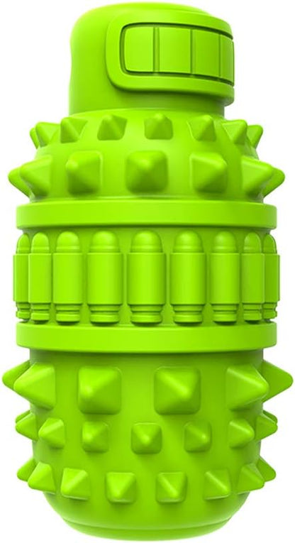 Natural rubber material detail of Piffzedo interactive pet toy