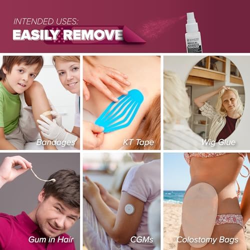 Alcohol free sting free medical adhesive remover bottle four ounce size.