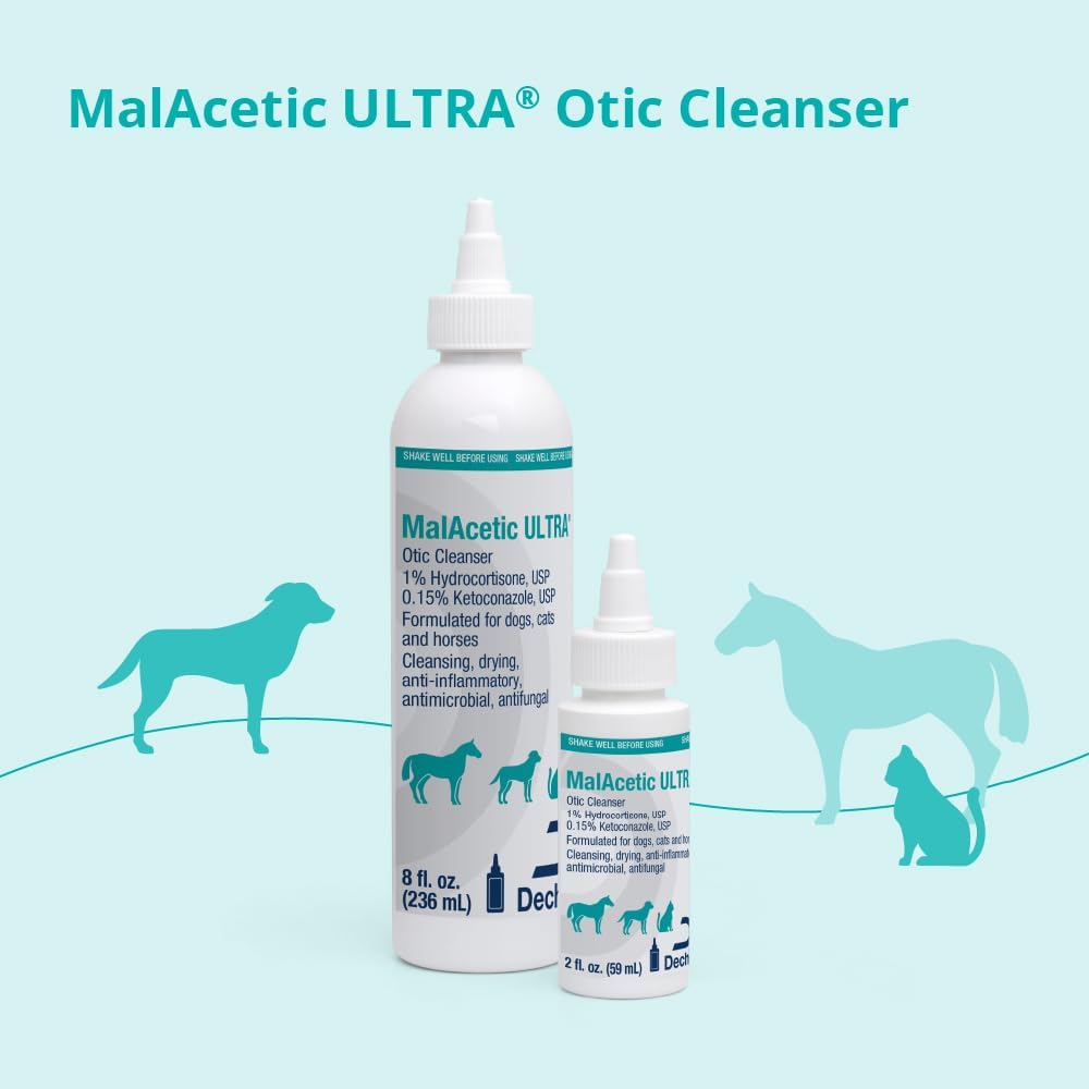 Close up view of the application nozzle on the pet ear cleaning bottle