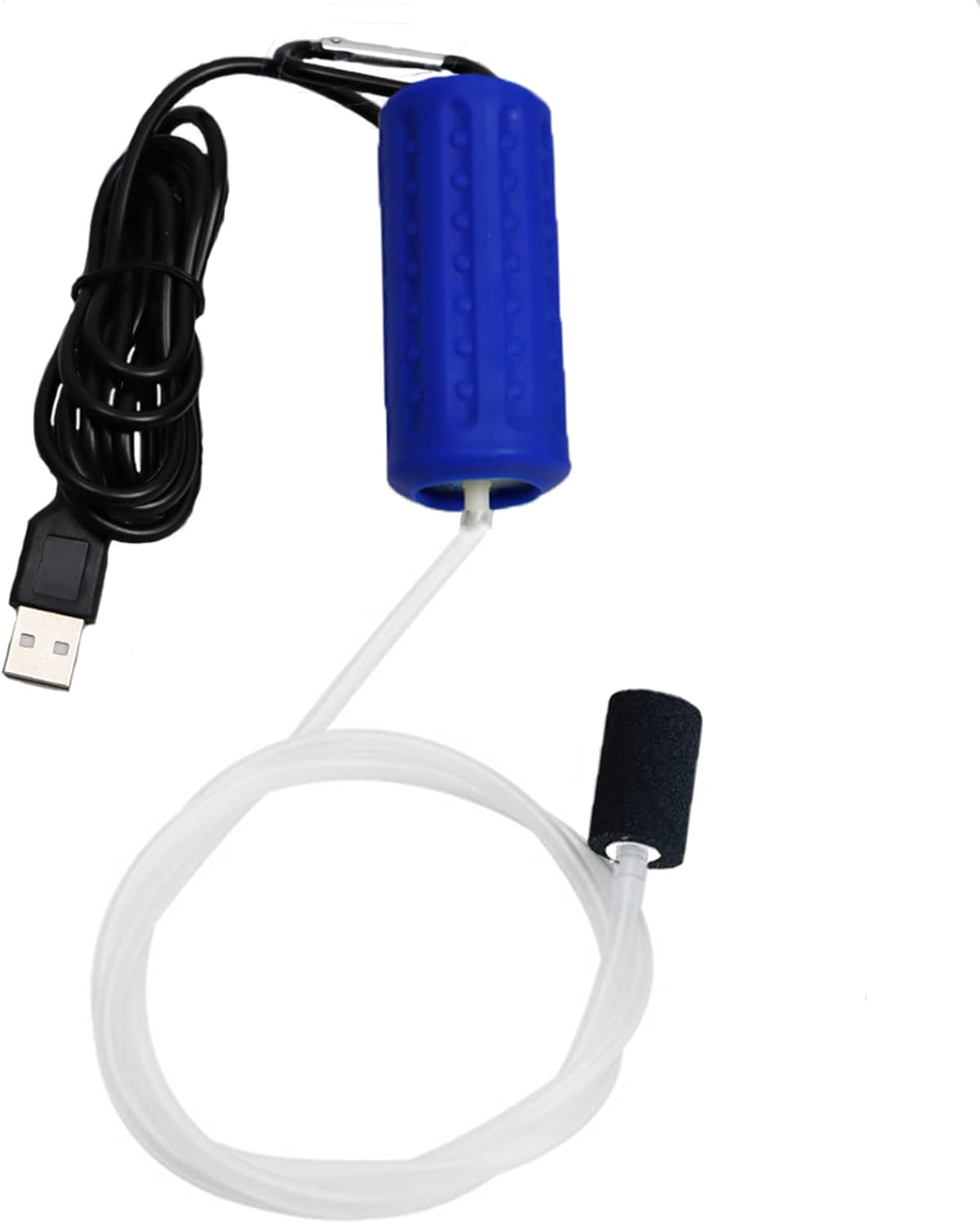 Aquarium Air Pump Mini USB Fish Tank Oxygen Air Pump Portable Ultra Silent Air Aerator Pump Energy Saving Oxygen Bubbler with Air Stone and Single Outlet Silicone Tube 1W - Image 12