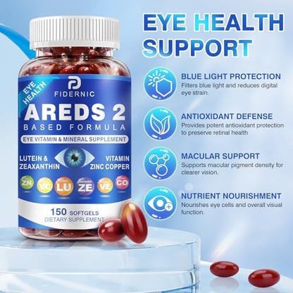 Fidernic Areds 2 softgels in 150 count bottle for eye support