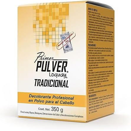 Loquay hair bleaching powder with anti-yellow booster sachet