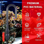 Complete aquarium water change kit package showing the 14-inch siphon hose hook.
